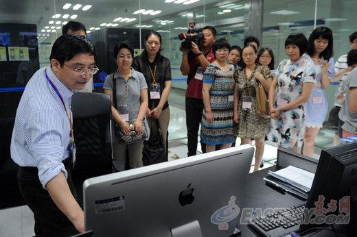 复旦大学高考阅卷点视频监控室